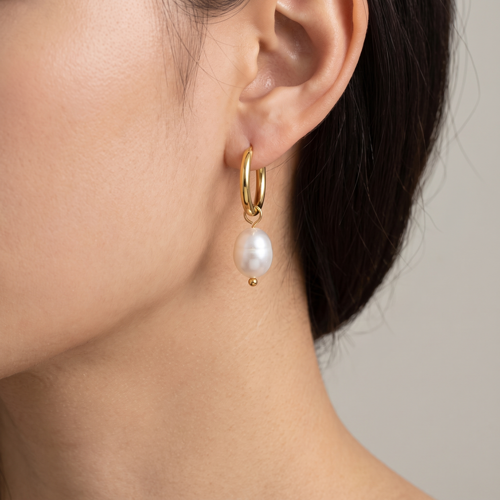 Lykke Earrings — clean closeup skin